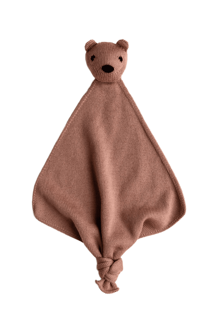Peluche in lana merino l'orso di Tokki TERRACOTTA