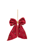 Ozdoba choinkowa Beaded Crimson Luxe Bow RED