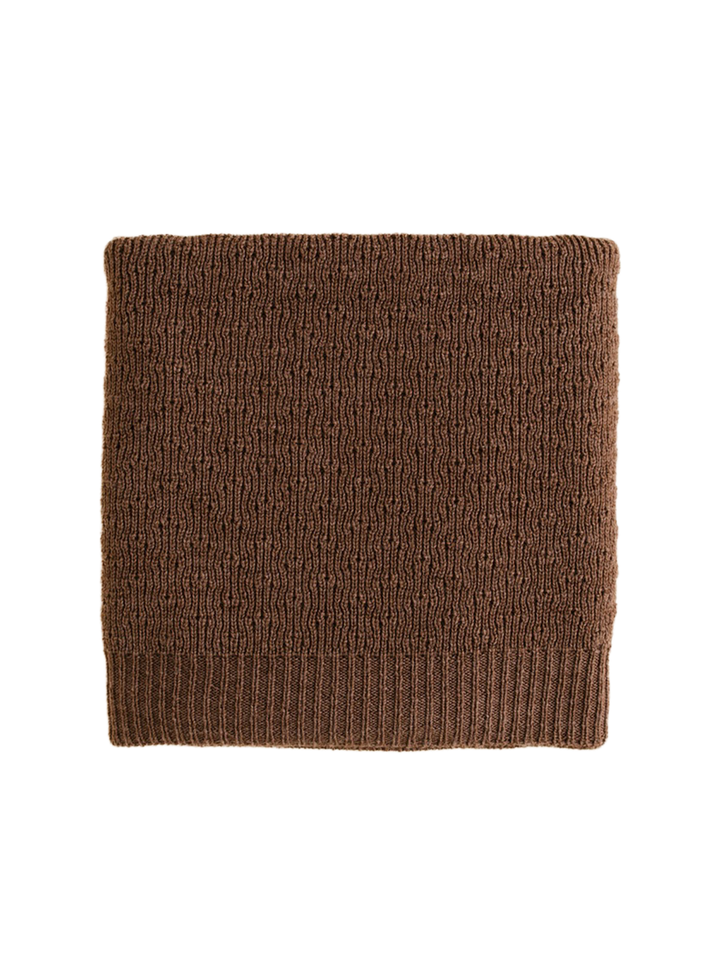 Merino blanket Dora MOCHA