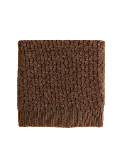 Merino blanket Dora MOCHA