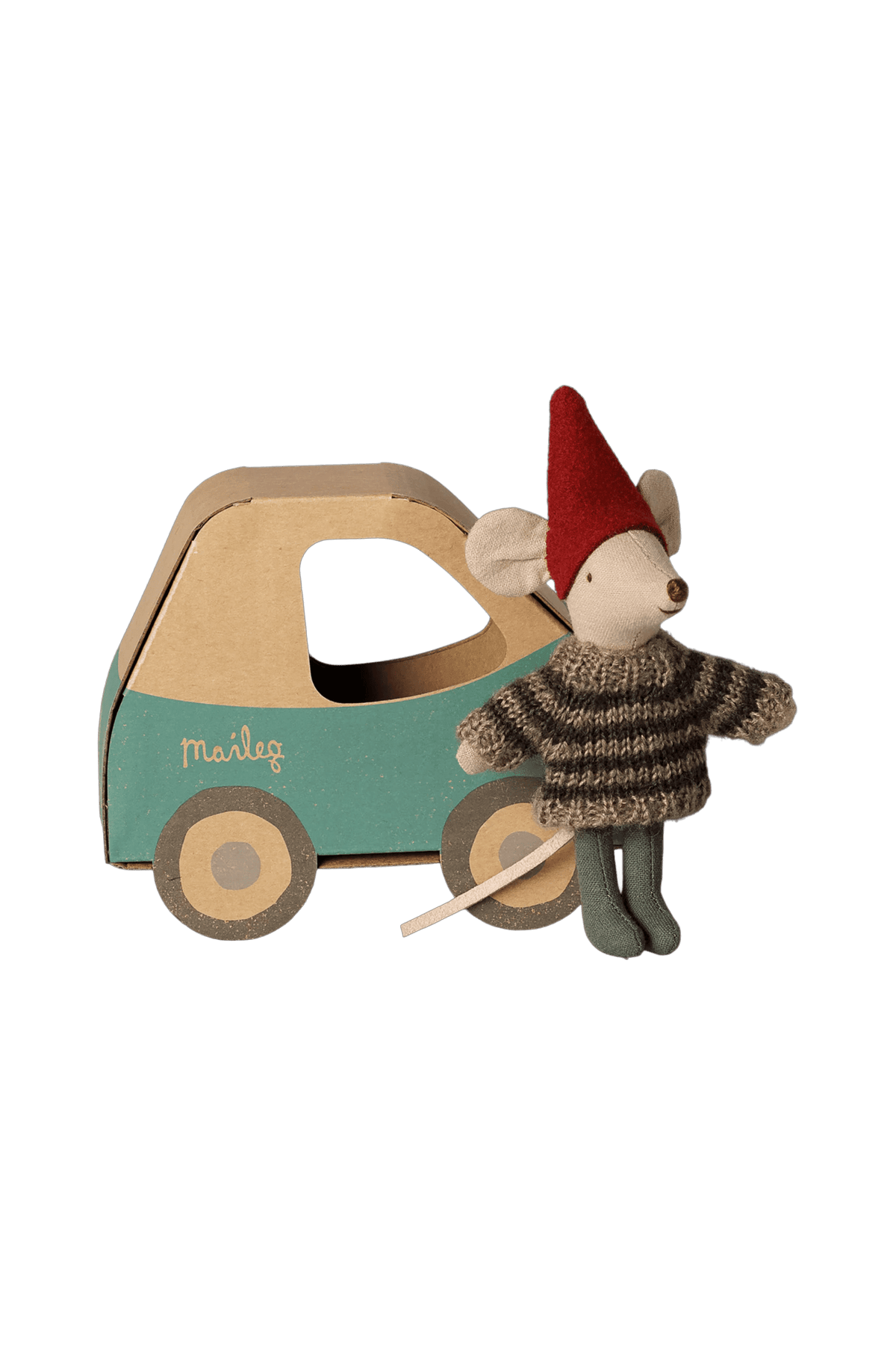 Świąteczna myszka Christmas Mouse In Car Box LITTLE BROTHER