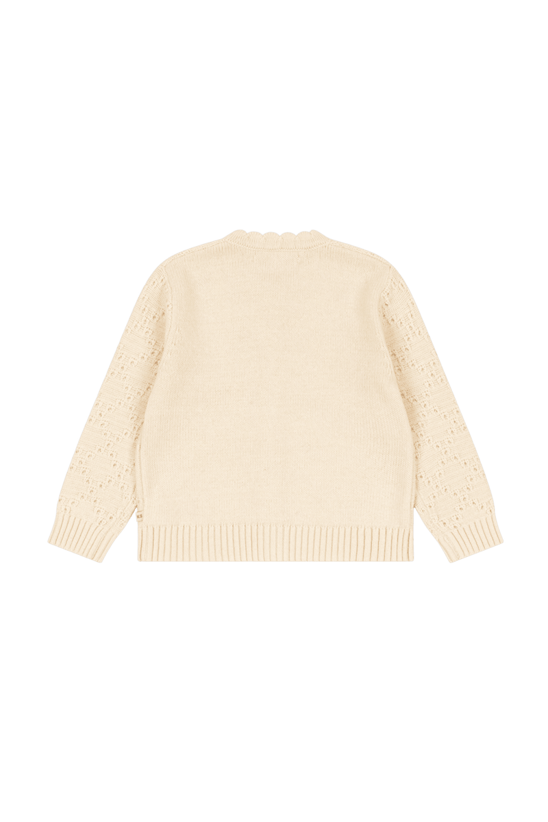 Wełniany sweter ze zdobieniami Cocolo Cardigan