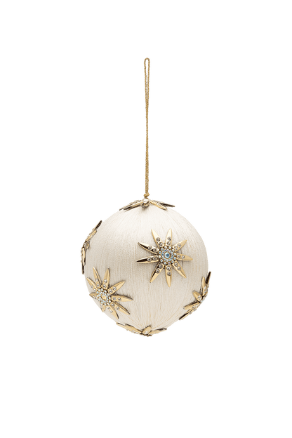 Ozdoba choinkowa Starry Night Ivory WHITE