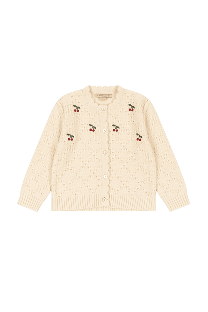 Gilet Cocolo en laine orné de détails BUTTERCREAM