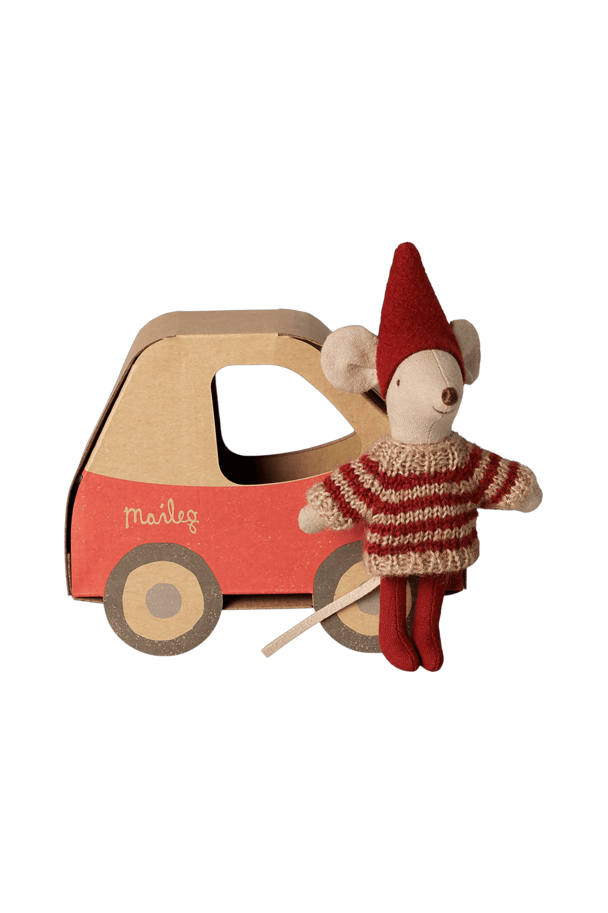 Świąteczna myszka Christmas Mouse In Car Box LITTLE SISTER