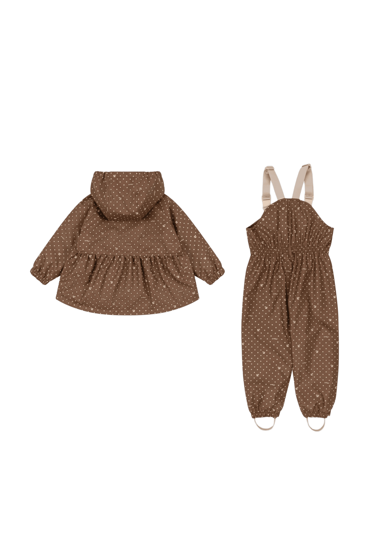 Rainy Palme Set Girl CHERRY DOT MARRONE