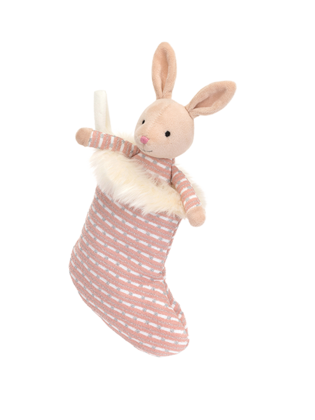 Зайчик у блискучій шкарпетці BUNNY