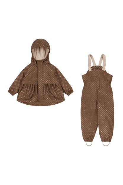 Rainy Palme Set Girl CHERRY DOT MARRONE