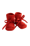 Miękkie buciki z wełny merino RED