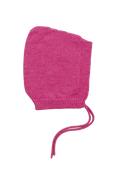 Czapeczka niemowlęca z wełny merino Pixie Bonnet Isidor FUCHSIA