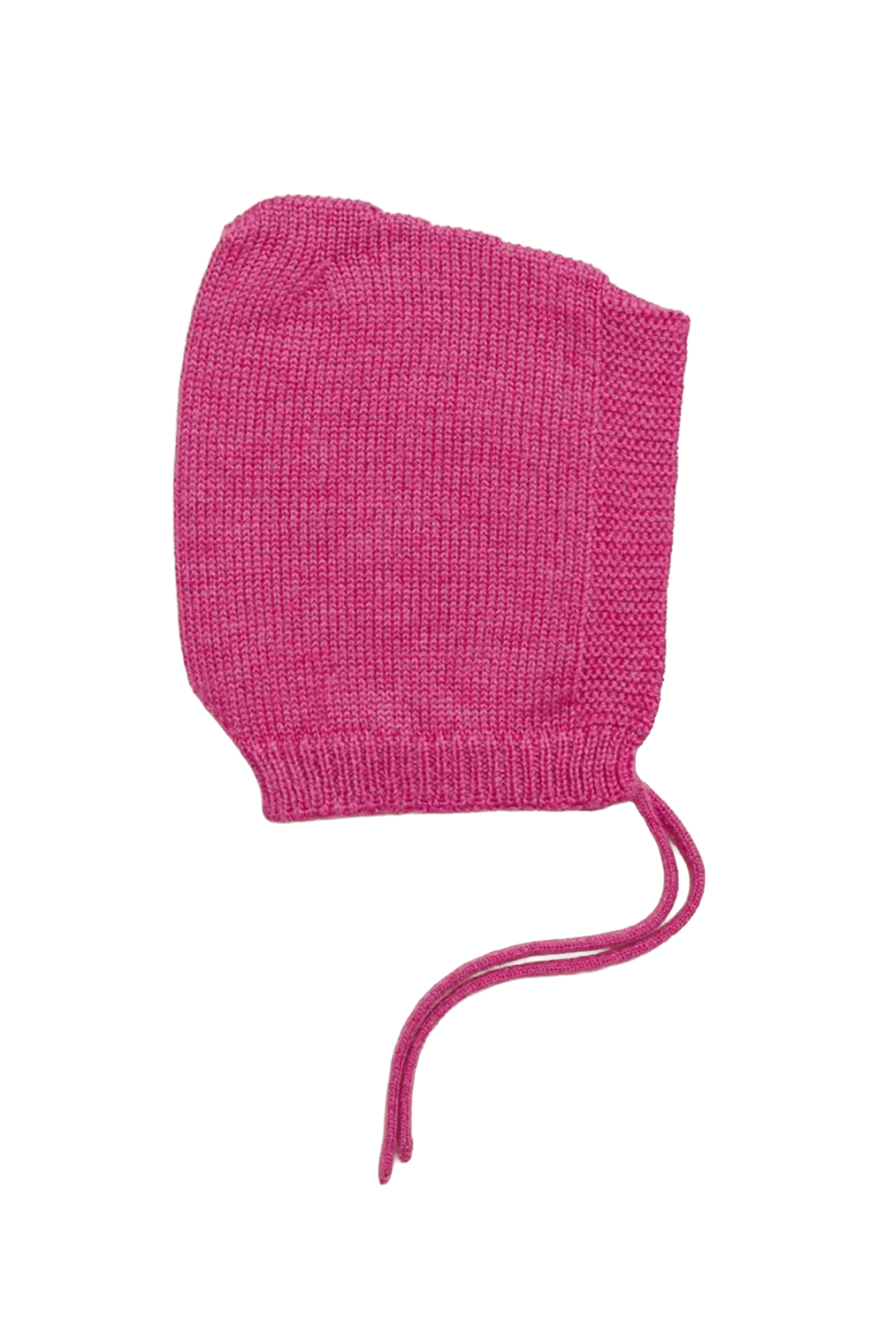 Czapeczka niemowlęca z wełny merino Pixie Bonnet Isidor FUCHSIA