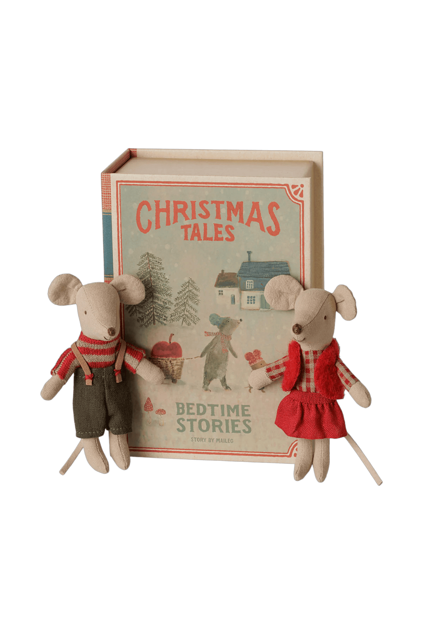 Świąteczne myszki Christmas Twin Mice In A Book