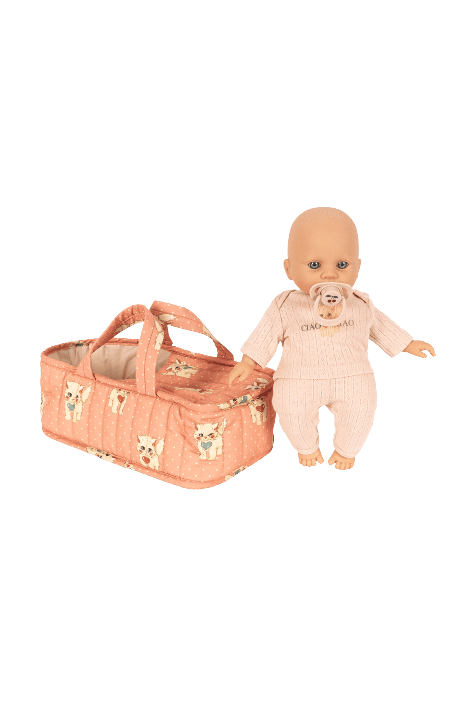 Lalka z nosidełkiem Cattie Baby Doll CIAO MIAO ROSE