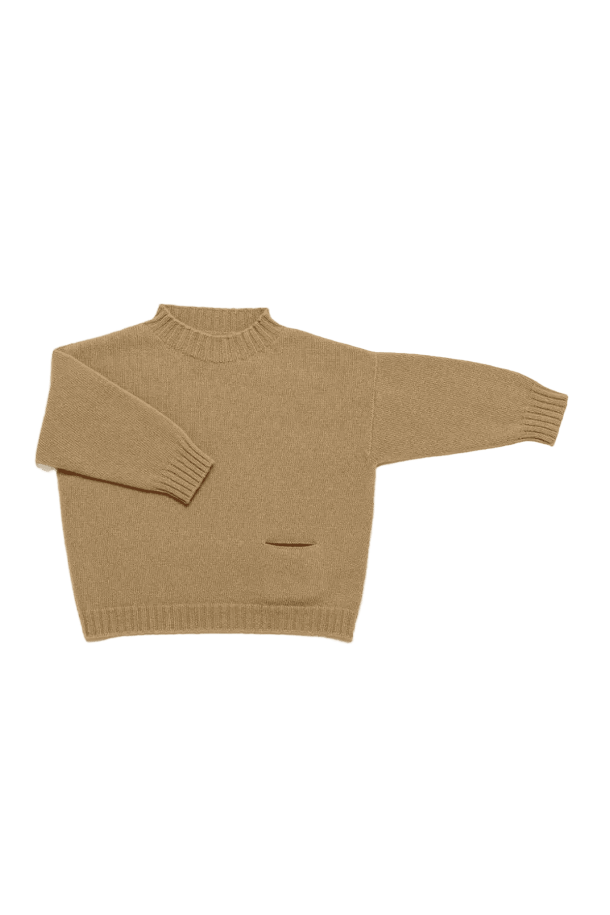 Pull enfant en laine mérinos Kasper BISCUIT
