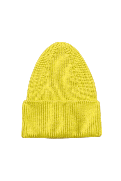 Merino Fonzie Beanie for all seasons SUNNY YELLOW
