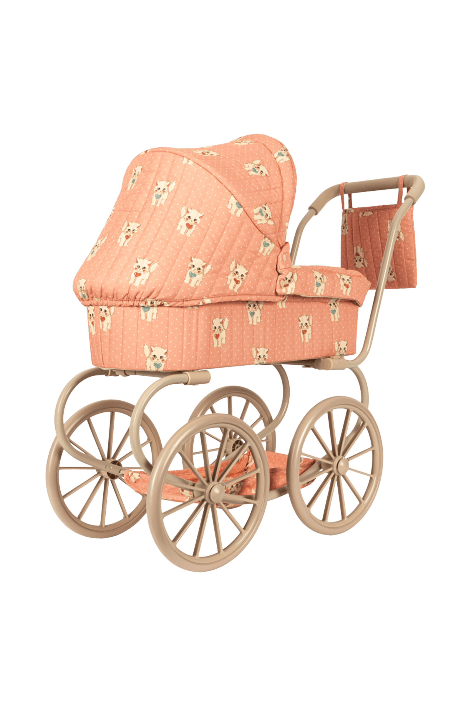 Wózek dla lalek z gondolą Minnie CIAO MIAO ROSE