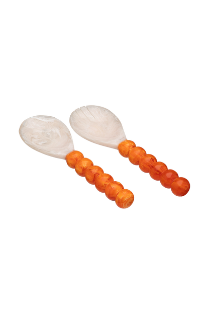 Copper Dawn Salad Server Set