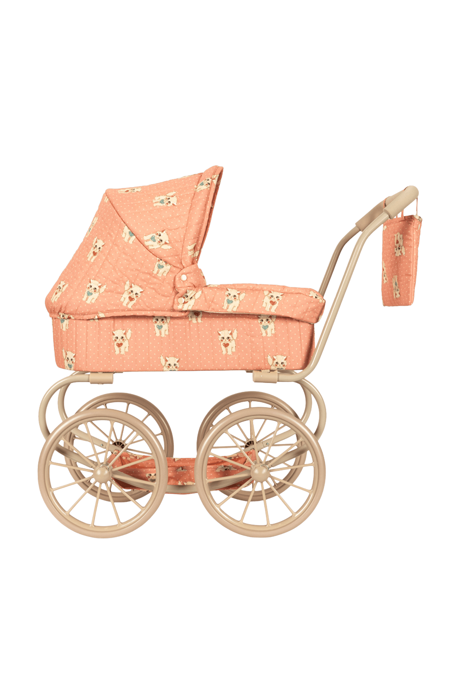Wózek dla lalek z gondolą Minnie CIAO MIAO ROSE