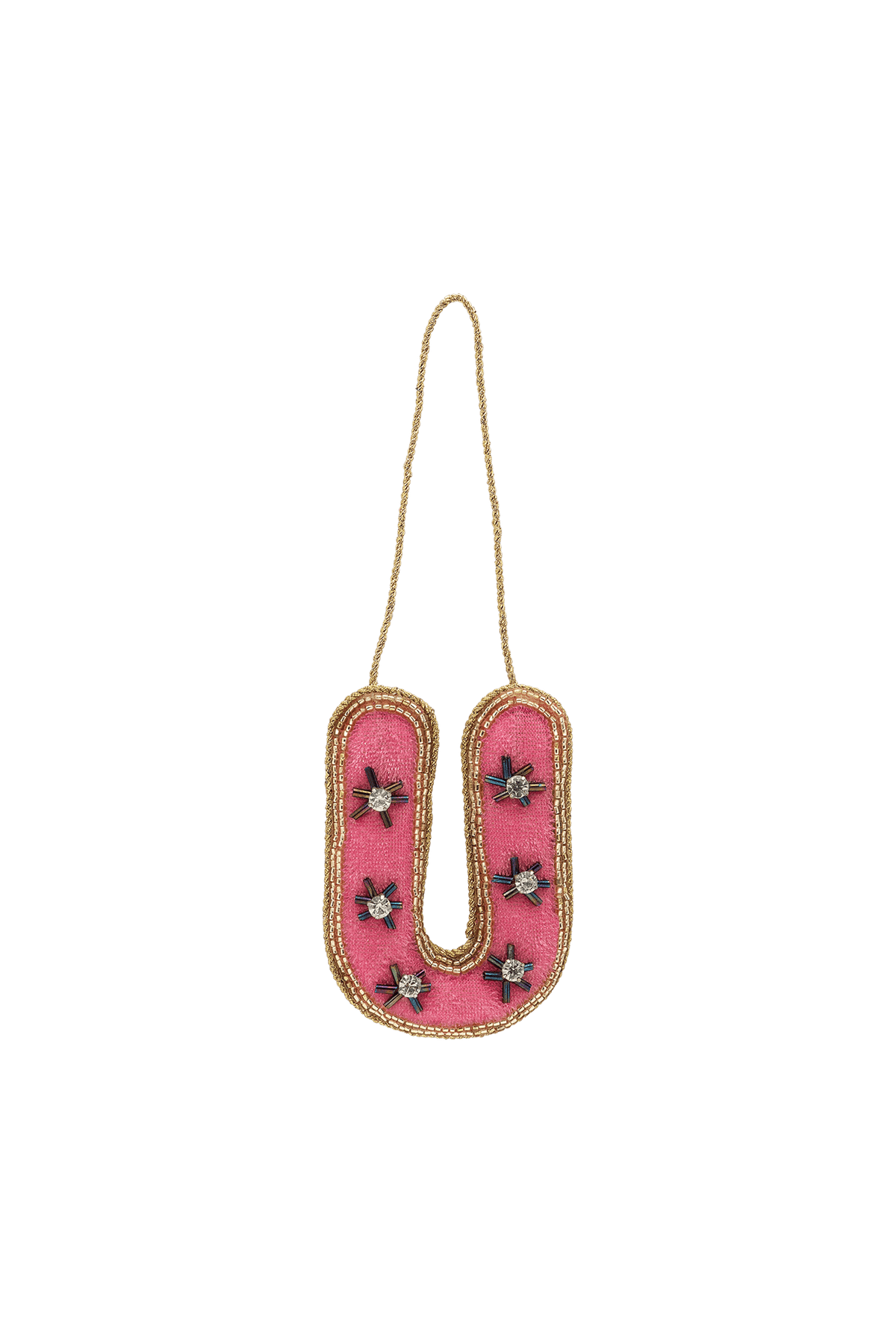 Ozdoba choinkowa Beaded Initial