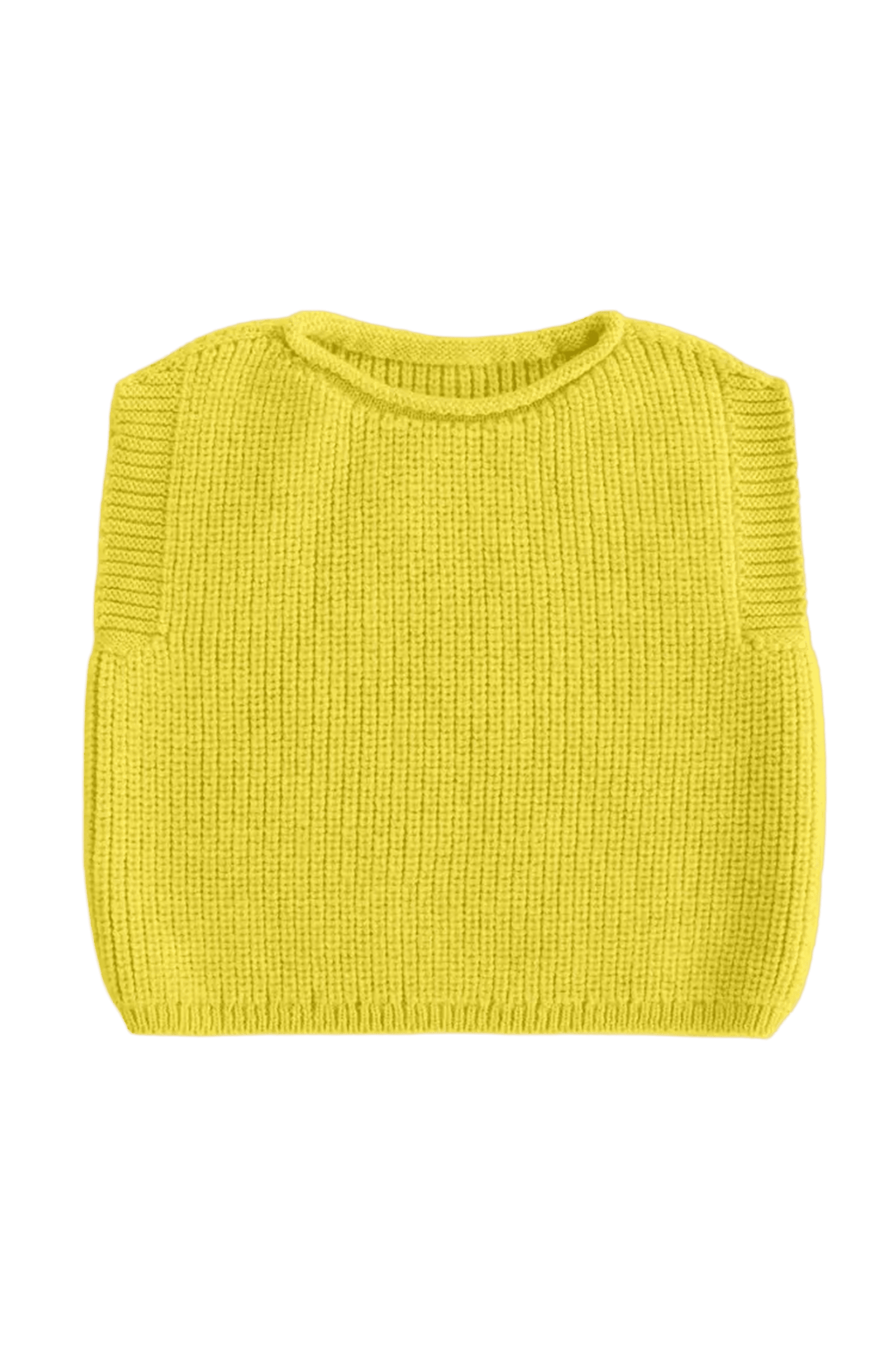 Kamizelka niemowlęca z wełny merino Harvey SUNNY YELLOW