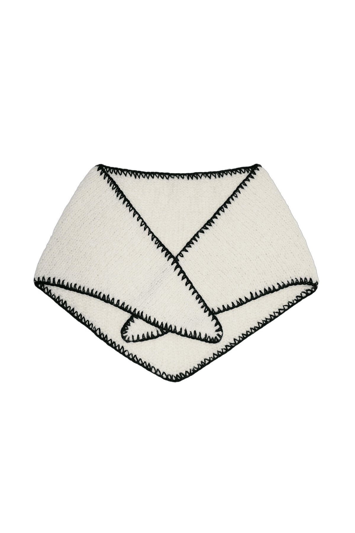 Trójkątny szal merino Stitch Bandana