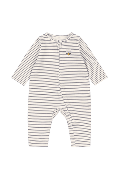 Piżamka niemowlęca Basic Zip Onesie STRIPE COMO