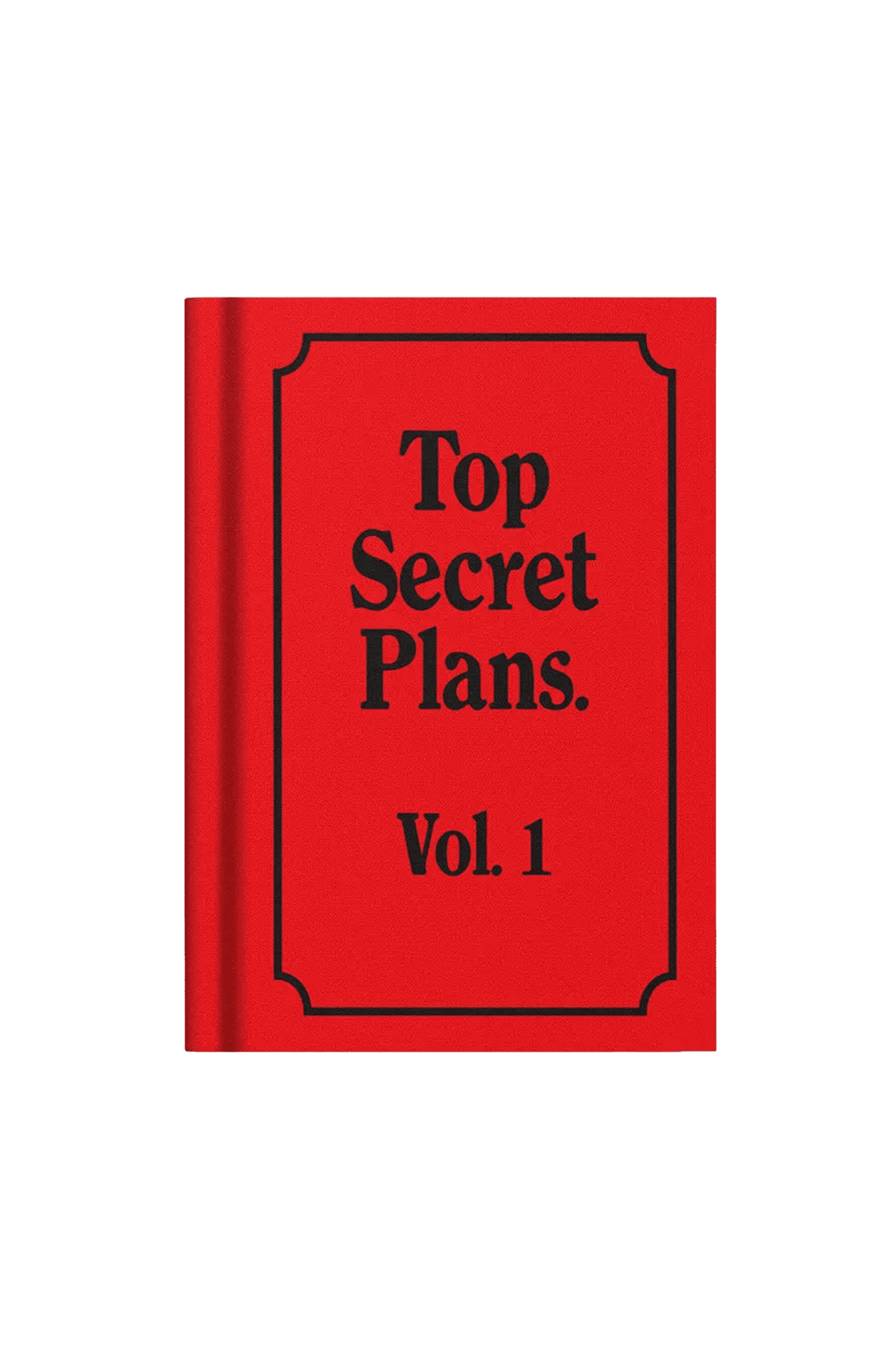 Mini notatnik Top Secret Plans