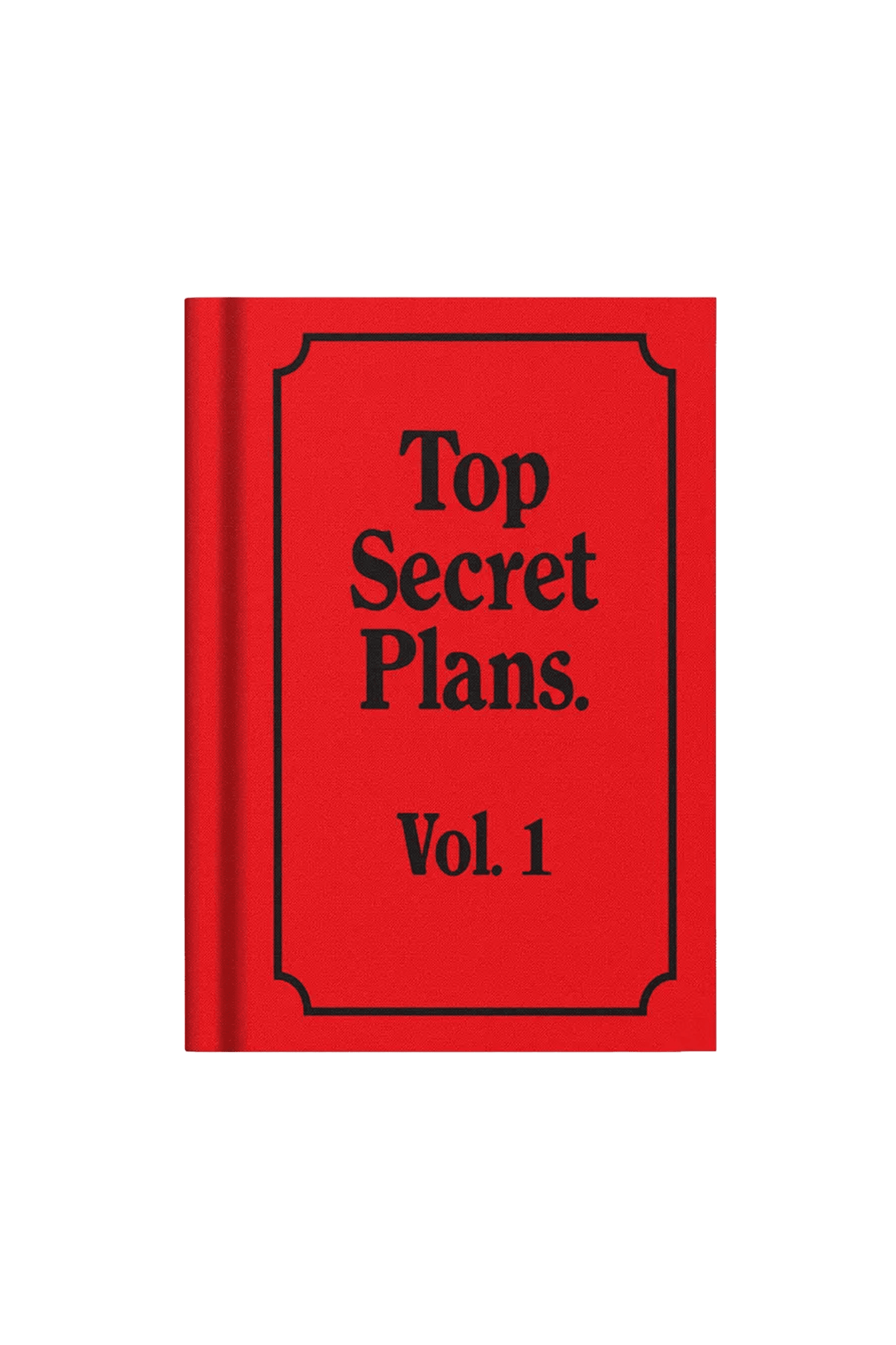 Mini notatnik Top Secret Plans
