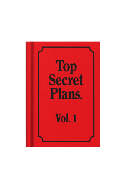 Mini notatnik Top Secret Plans
