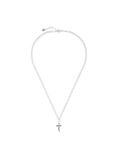 Ciondolo lettera argento T