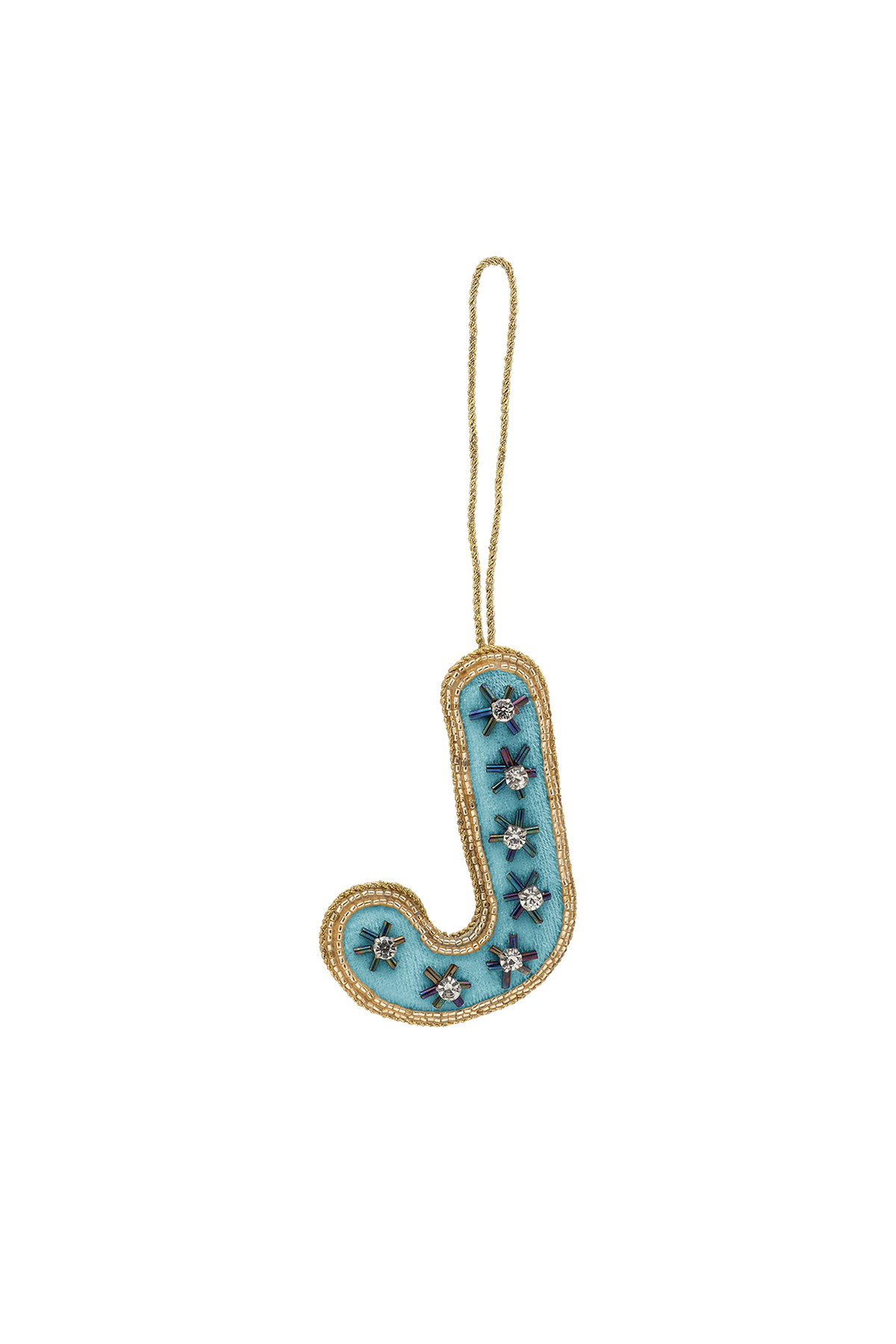 Vánoční ozdoba Beaded Initial MULTICOLOUR