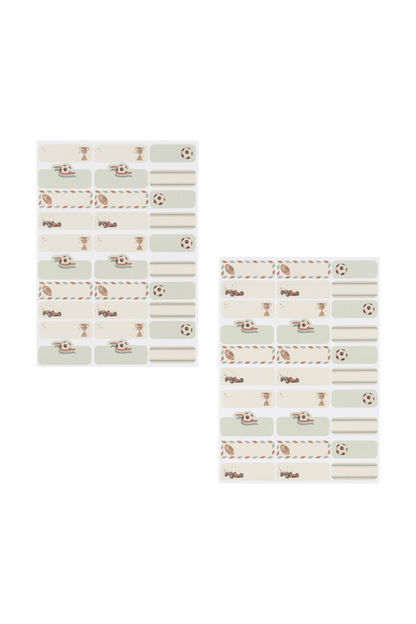 Naklejki na zeszyty Name Stickers KICK IT
