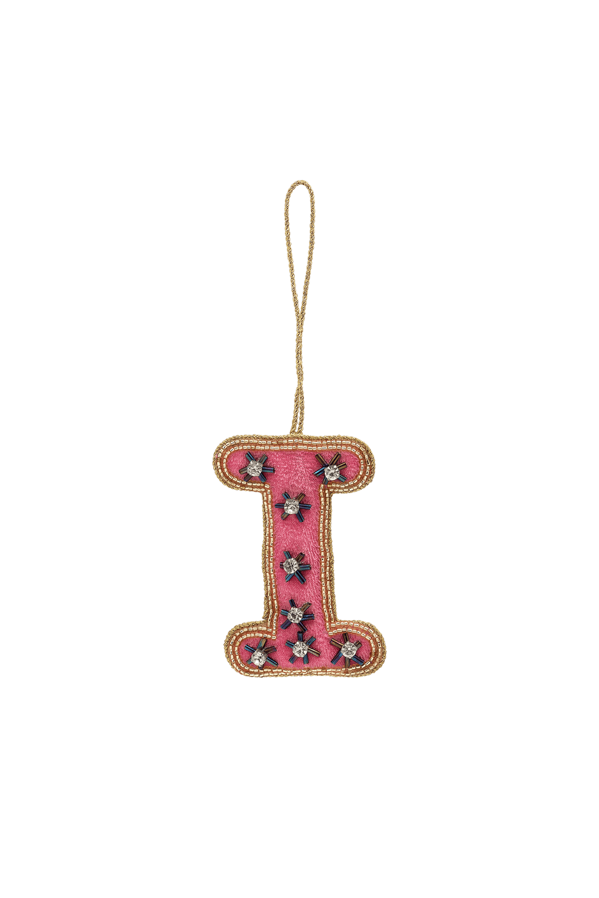Ozdoba choinkowa Beaded Initial
