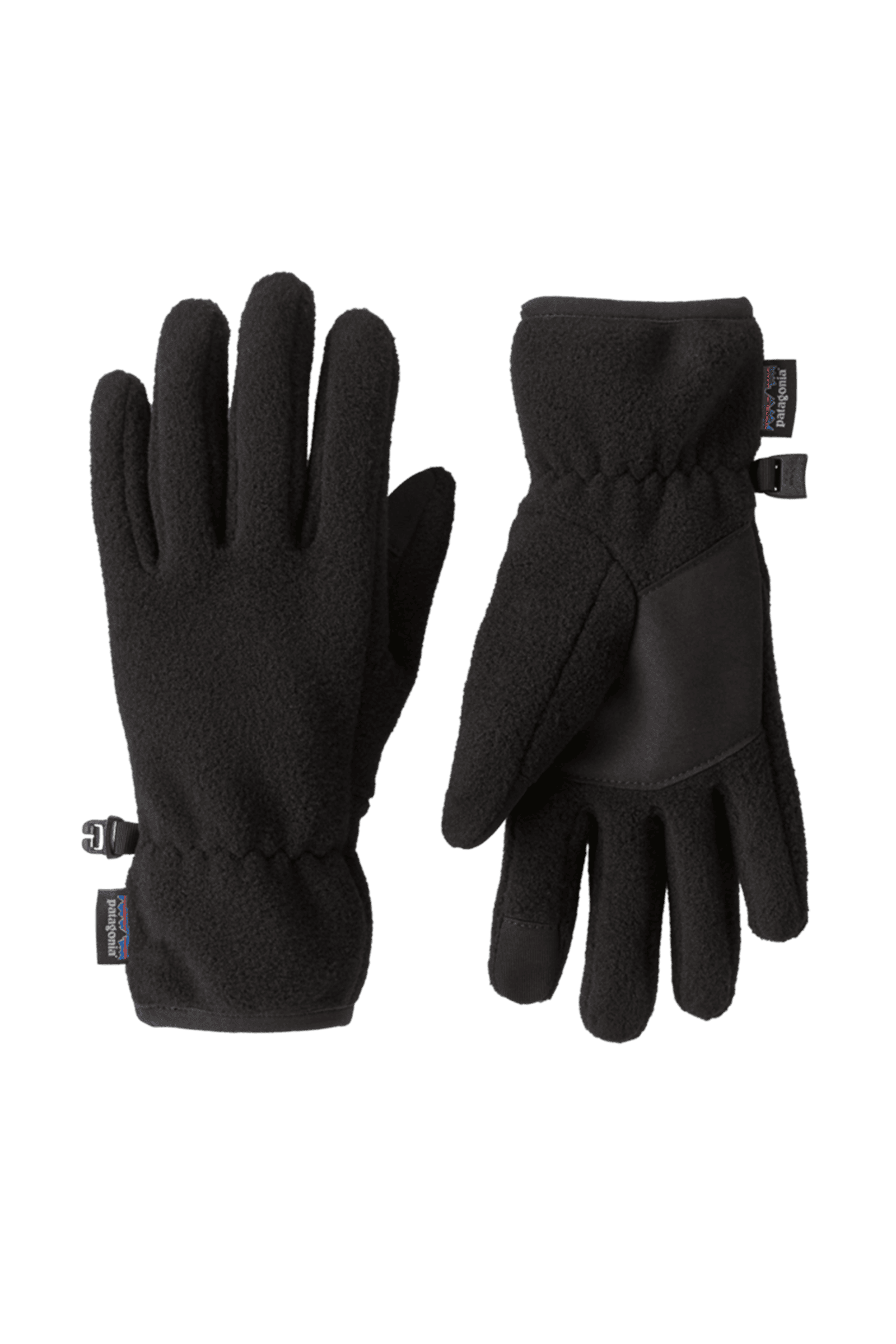 Rękawiczki polarowe kids Synch Gloves BLACK SOLID