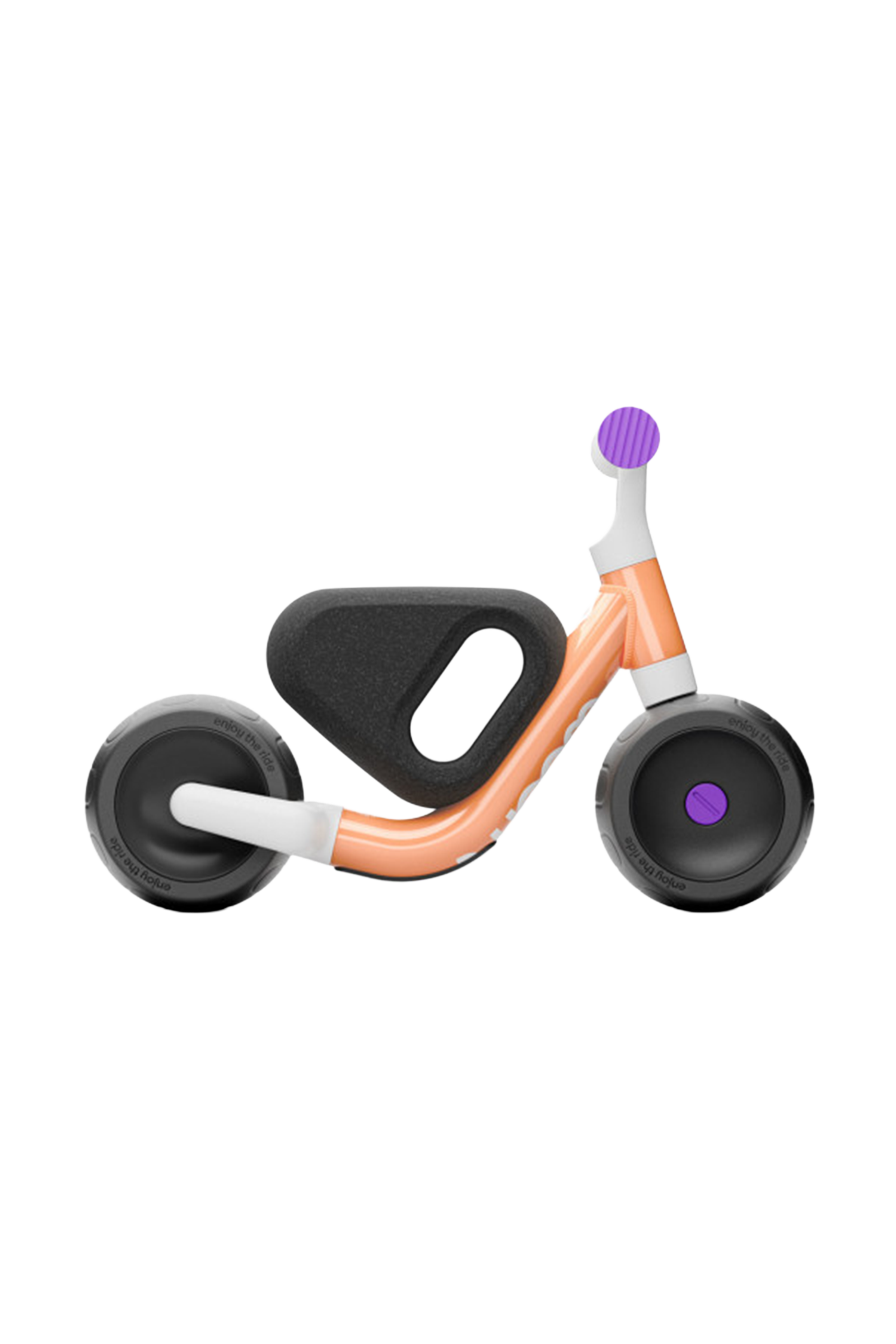 Samobalansujący rowerek biegowy Woom WOW POP PEACH