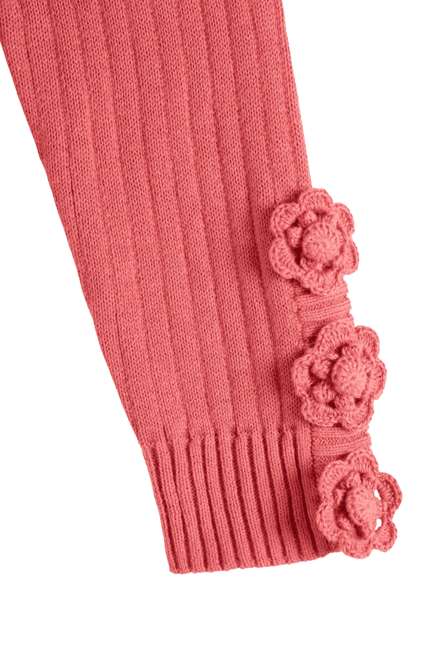 Sweter Pink Ribbed Sweater