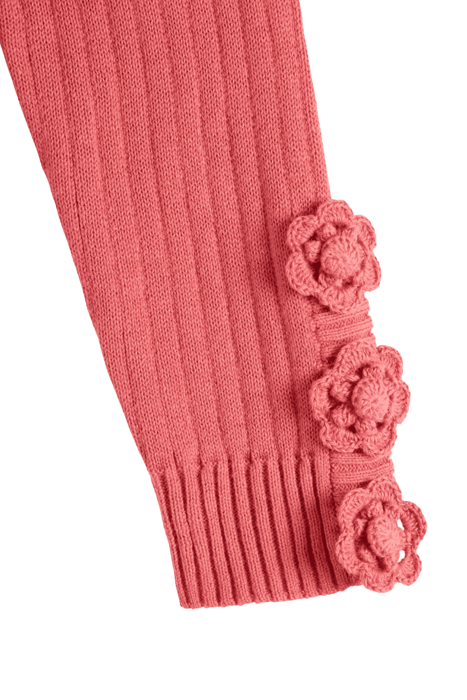 Sweter Pink Ribbed Sweater FRAMBOISE
