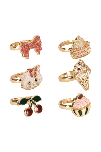 Zestaw pierścionków Kitty Sweets GOLD
