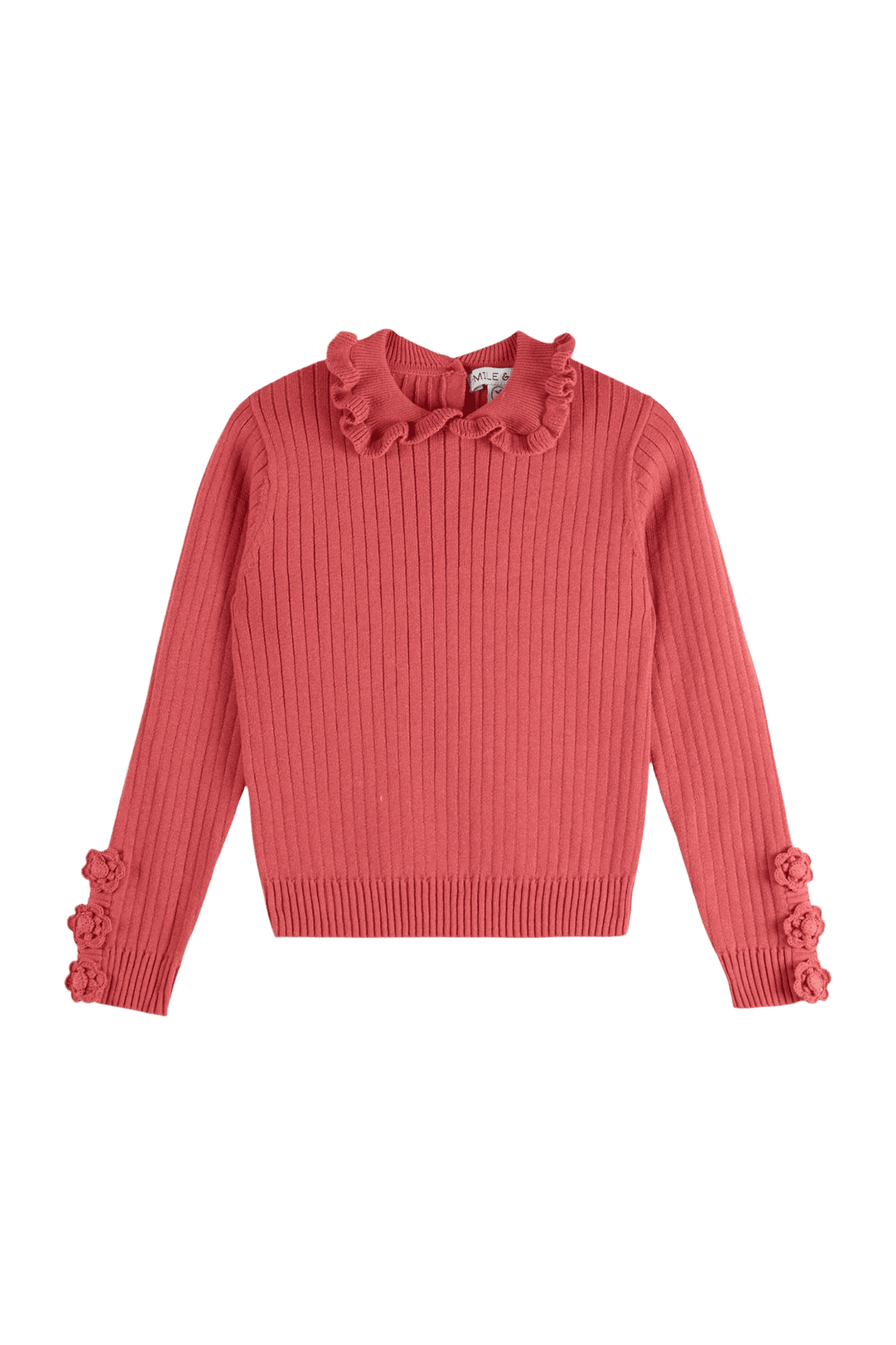 Sweter Pink Ribbed Sweater
