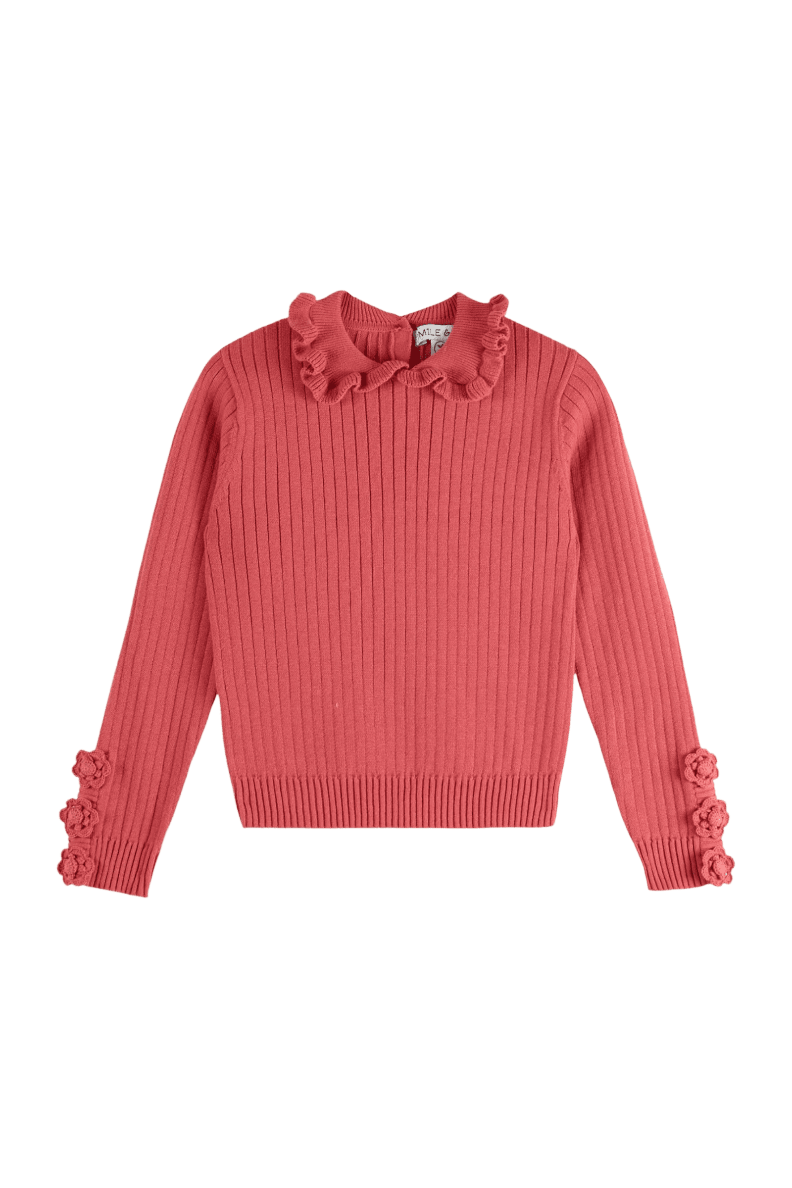 Sweter Pink Ribbed Sweater FRAMBOISE