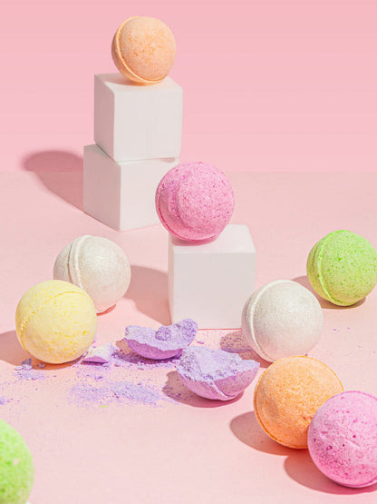 Zestaw 6 musujących kul do kąpieli dla dzieci mini u BÉBÉ Concept