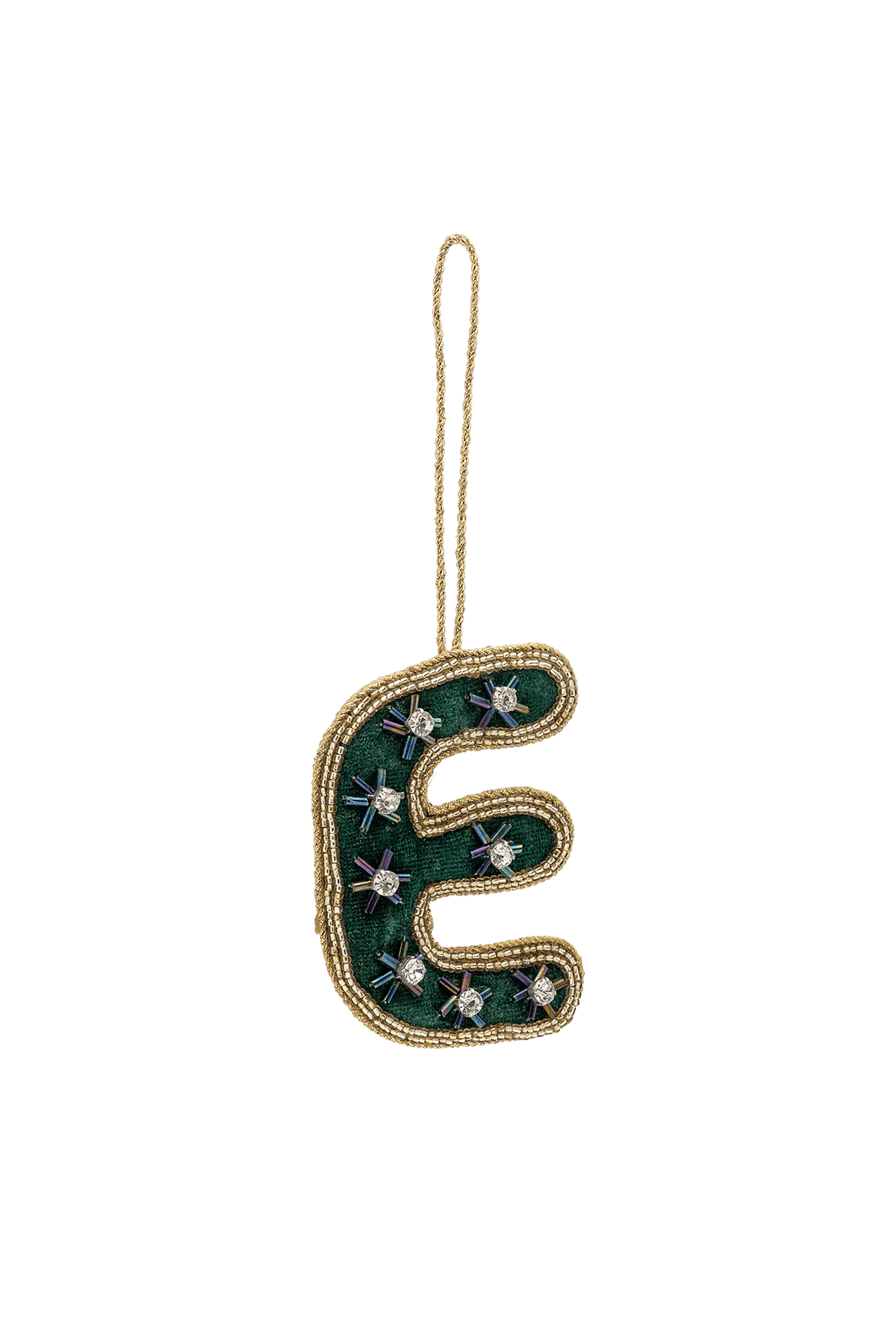 Ozdoba choinkowa Beaded Initial