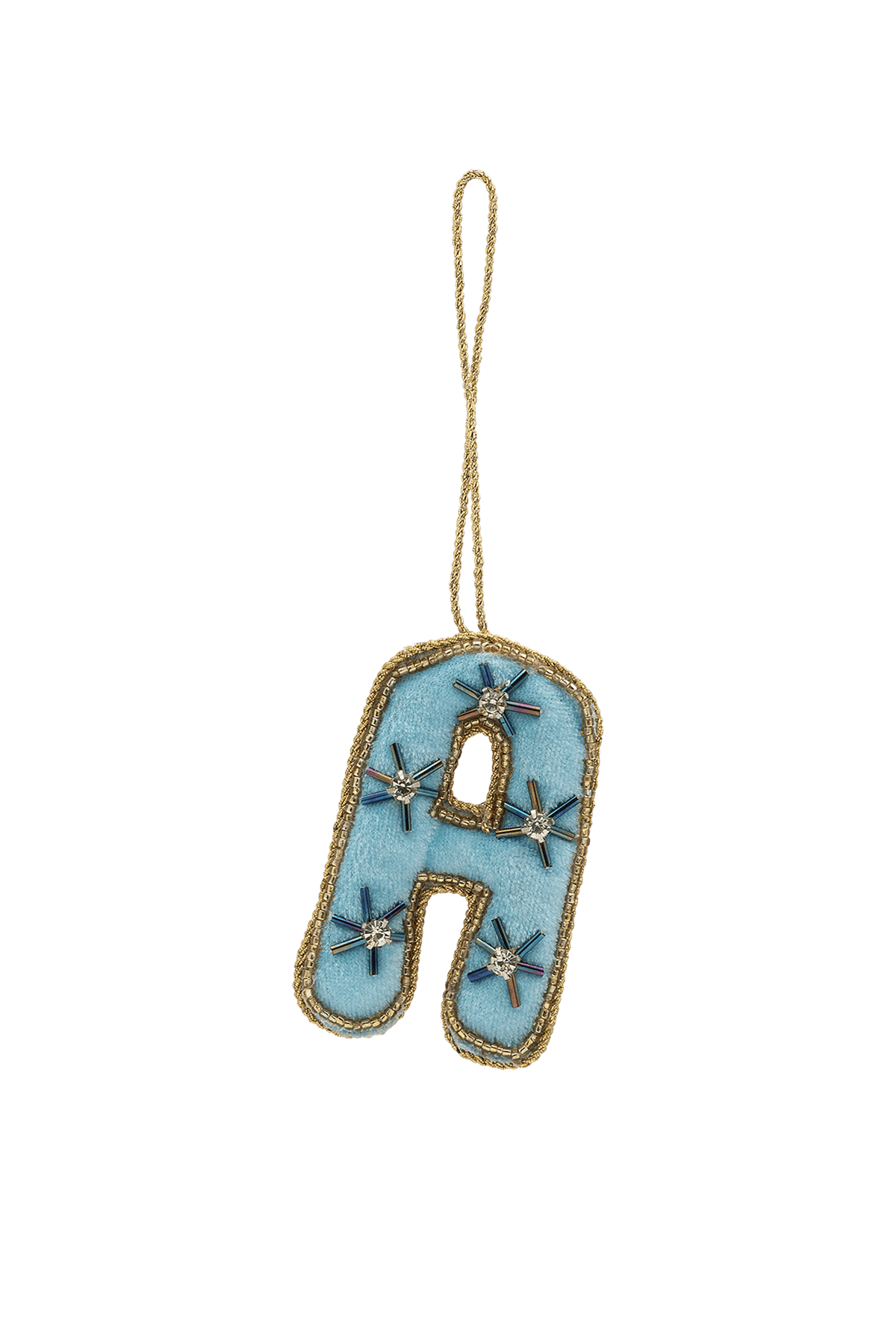 Ozdoba choinkowa Beaded Initial