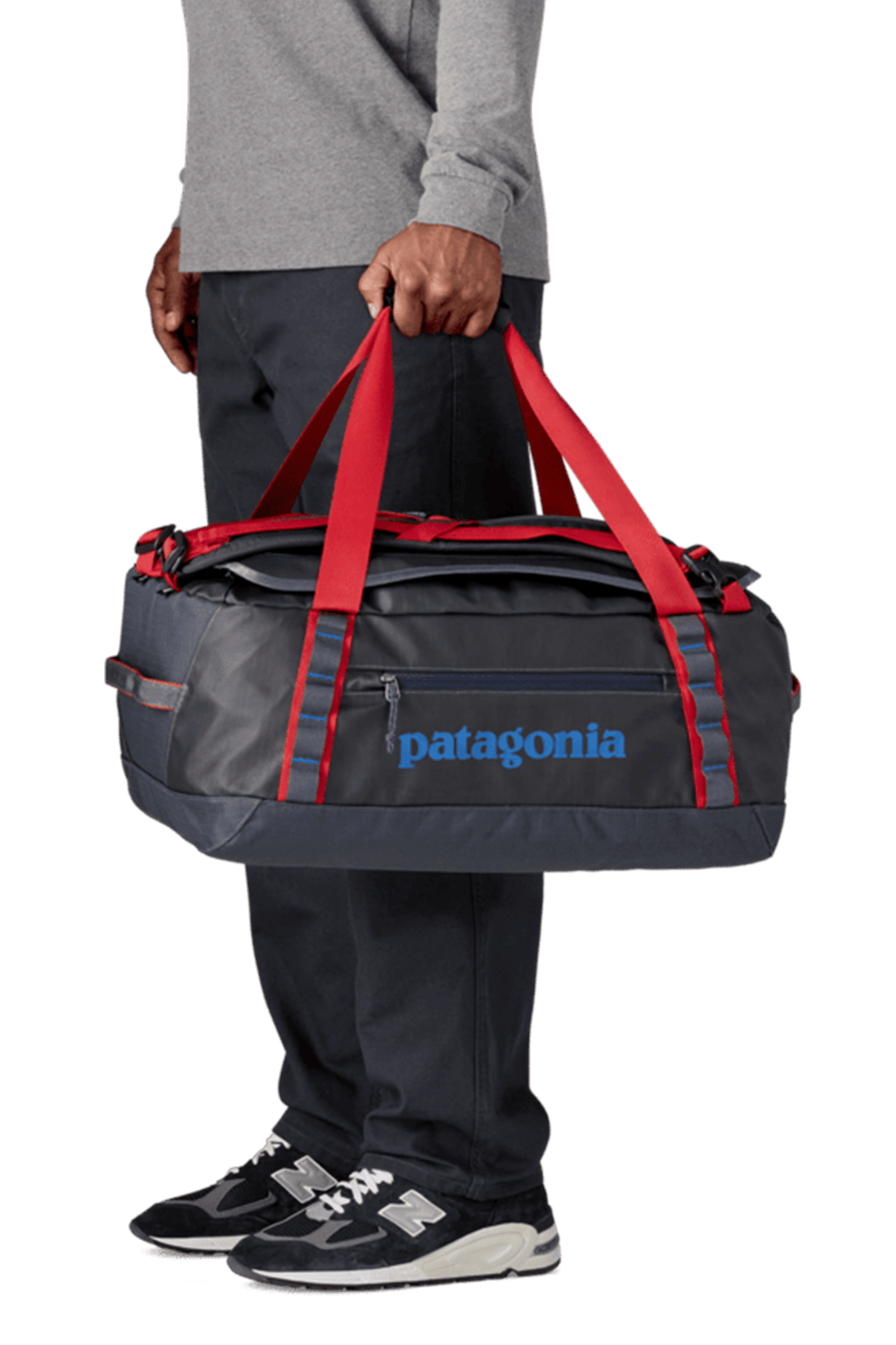 Torba podróżna Black Hole Duffel 40L SMOLDER BLUE W/AMANITA RED