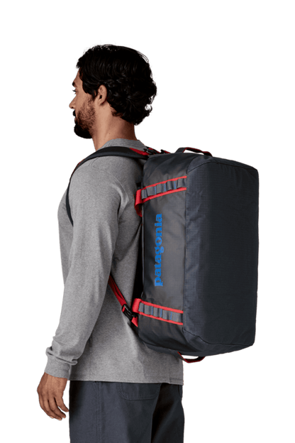 Torba podróżna Black Hole Duffel 40L SMOLDER BLUE W/AMANITA RED