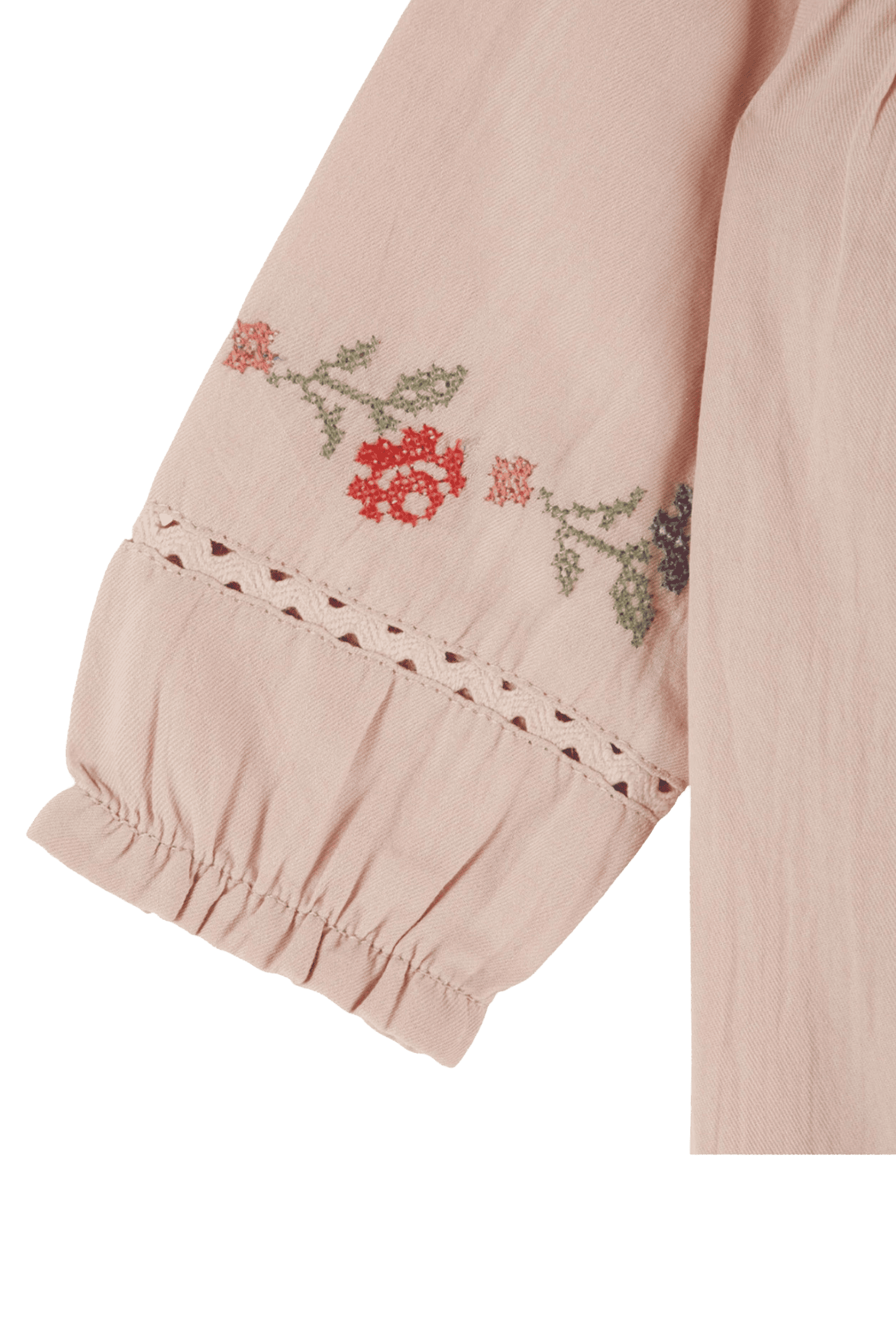 Eleganckie body niemowlęce z haftem ROSEAU