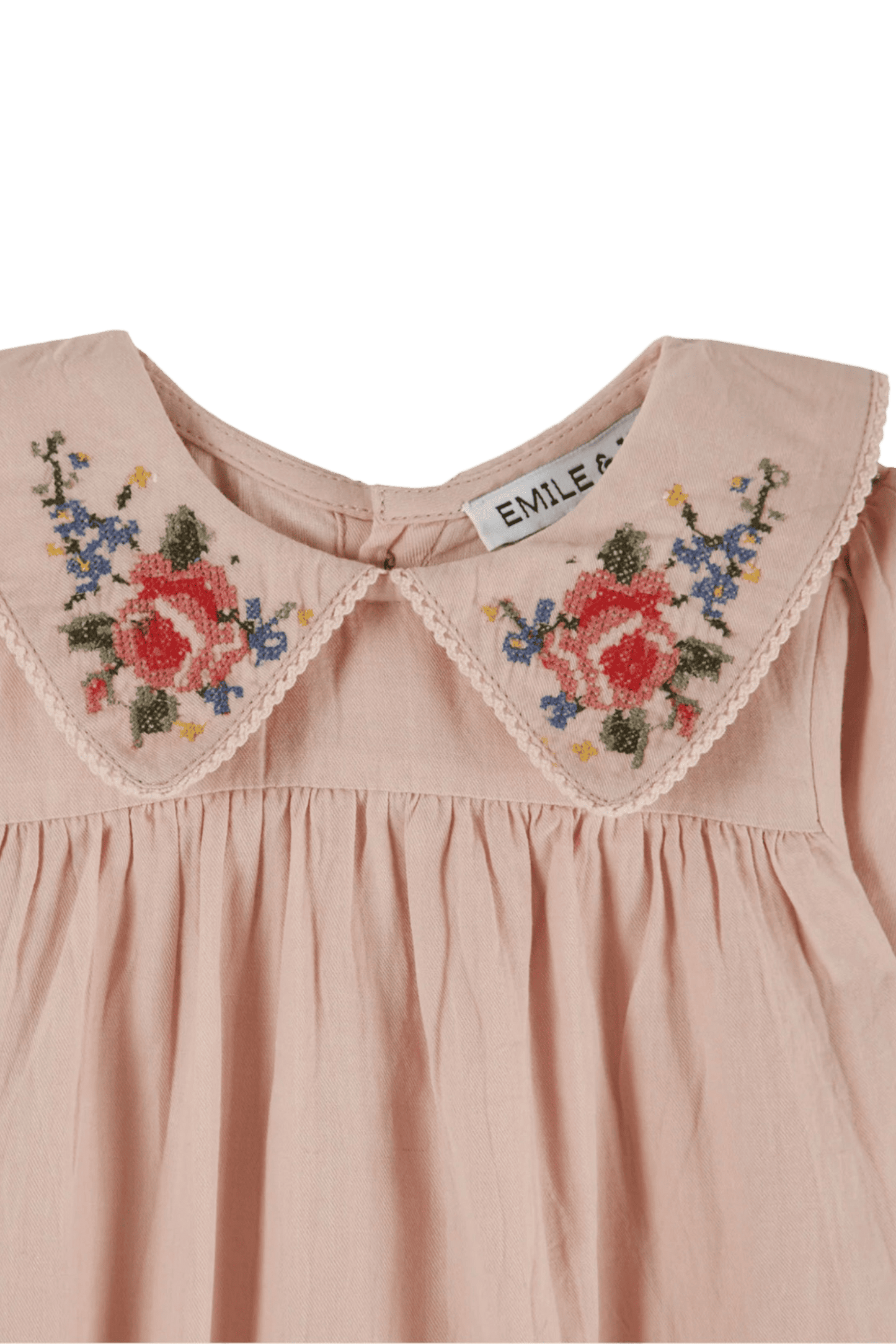 Eleganckie body niemowlęce z haftem