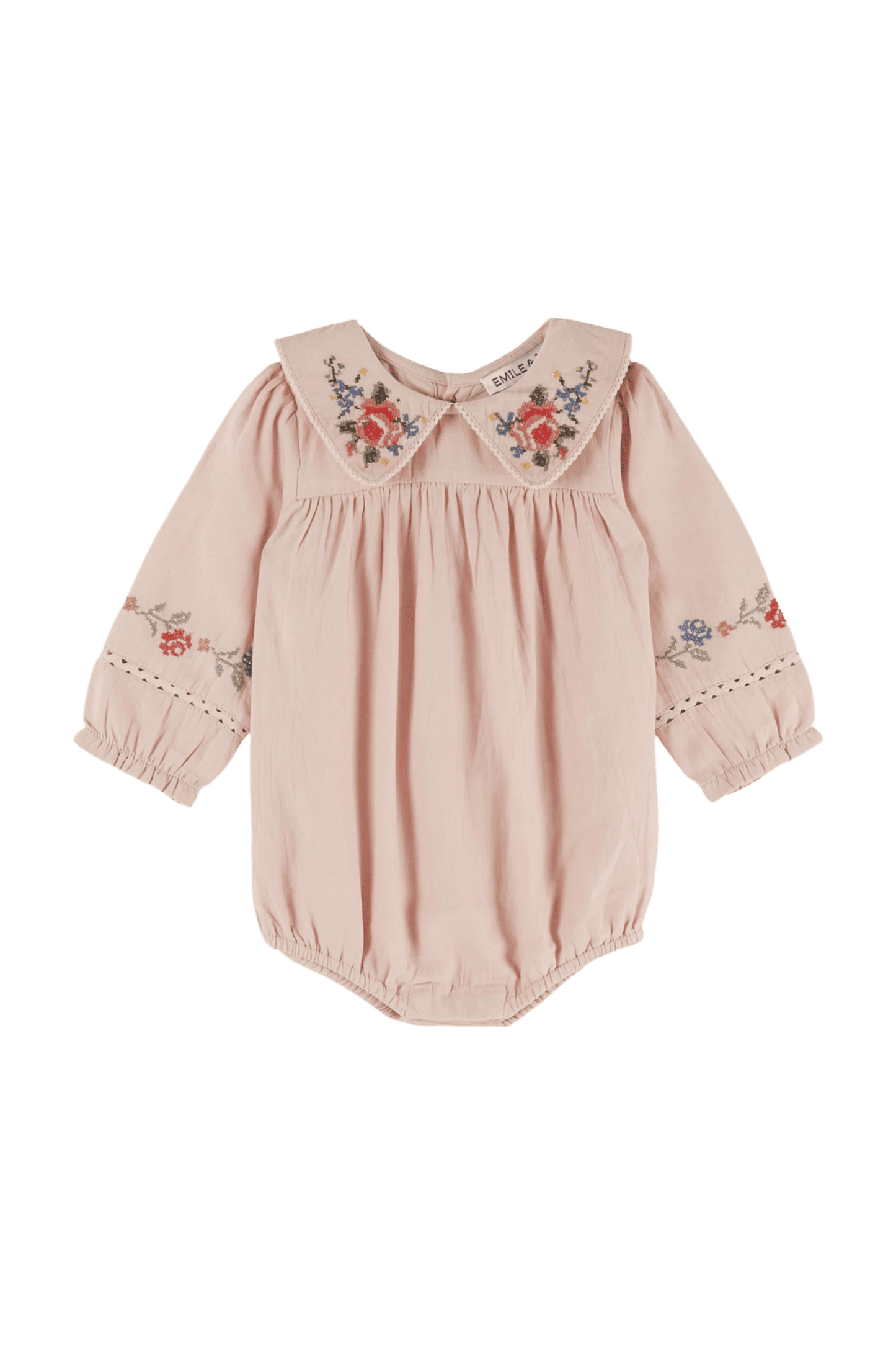 Eleganckie body niemowlęce z haftem