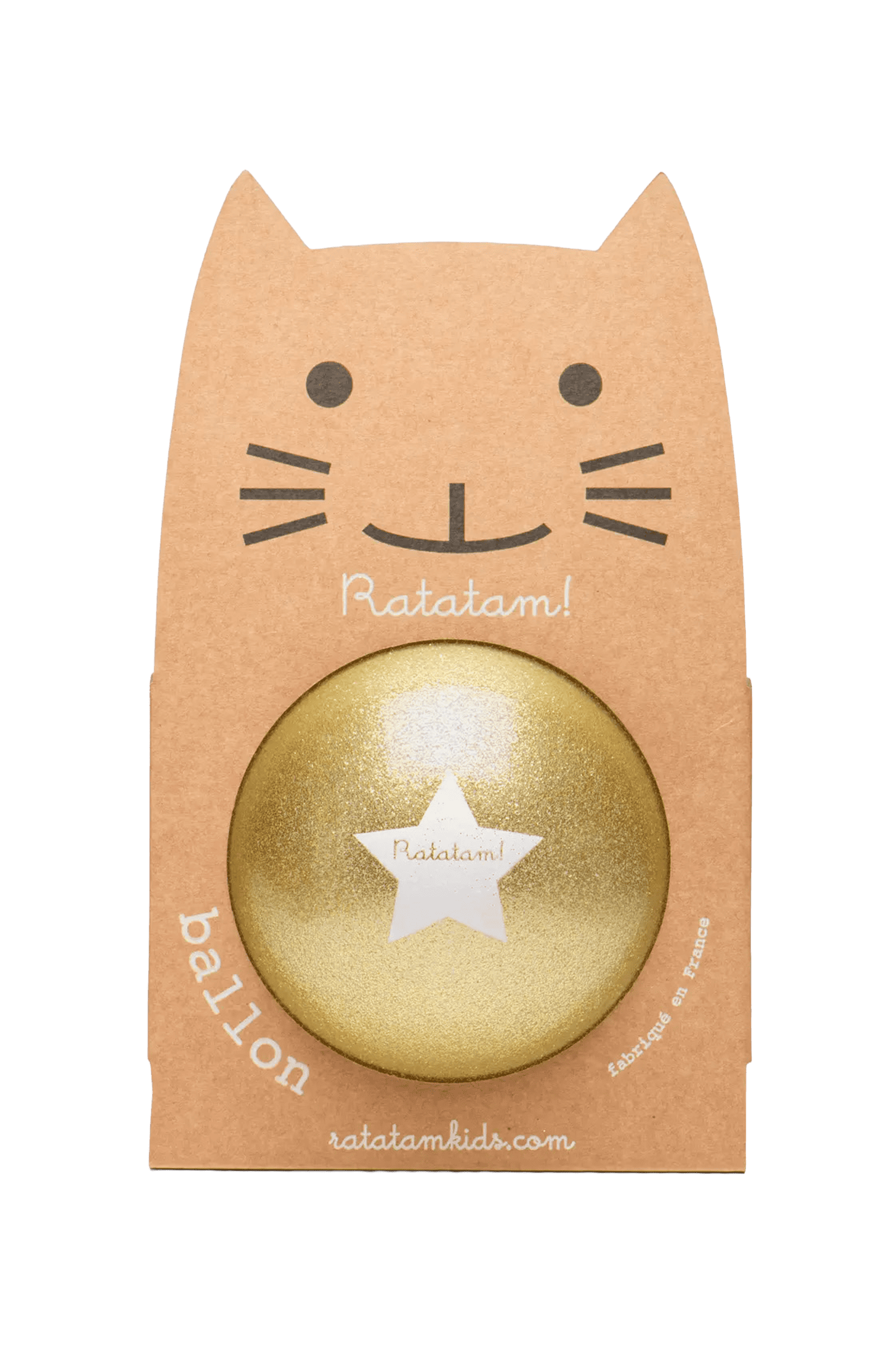 Piłka Balloon Ball 15 cm GOLD GLITTER