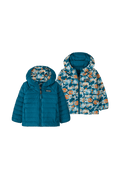 Dwustronna kurtka puchowa Baby Reversible Down Hoody BLUBBY: GLACIAL BLUE